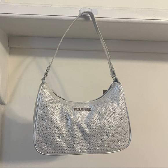 FINAL PRICE NWT Steve Madden Rhinestone Purse - Picture 1 of 4